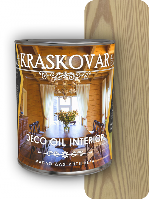 Масло для интерьера Kraskovar Deco Oil Interior Ваниль 2,2л